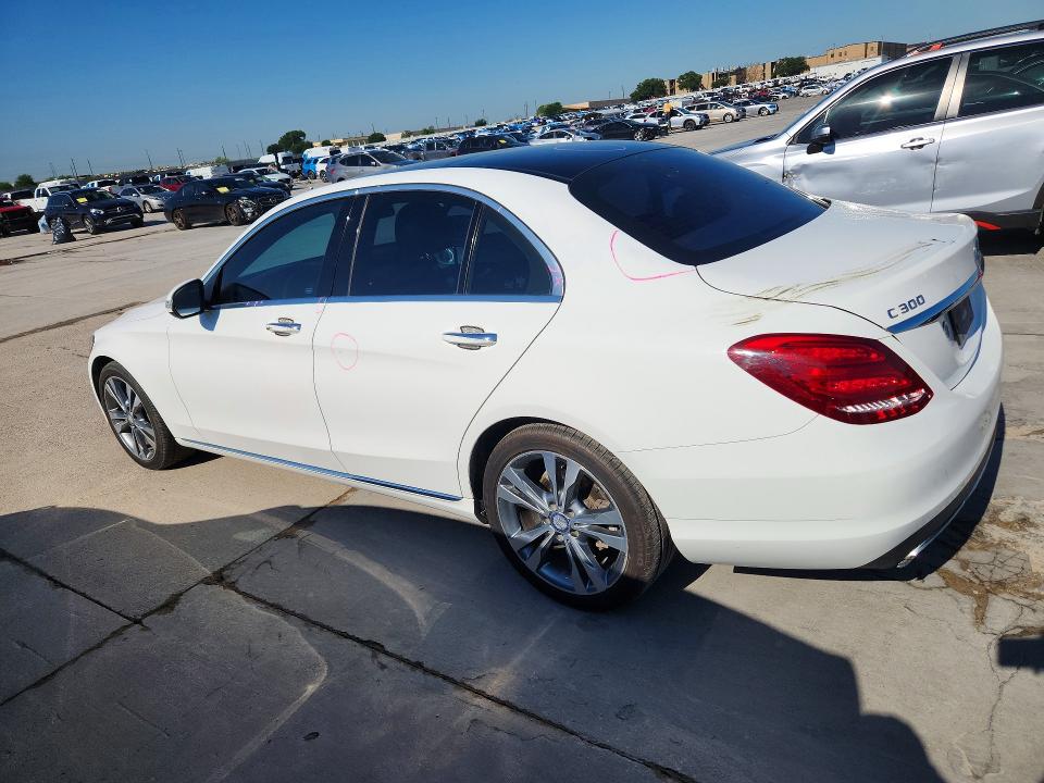 2015 Mercedes-benz C-klasse VIN 55SWF4KB0FU008705 COPART salvage auction — HAIL, Tx - Certificate Of Title, sold $2,100 on 2026-07-09 (photo 2)