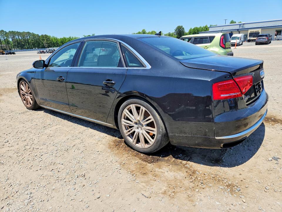 2013 Audi A8 VIN WAUR2AFD2DN010455 COPART salvage auction — NORMAL WEAR, Nc - Dealer Only Clean Title, sold $1,400 on 2026-07-27 (photo 2)