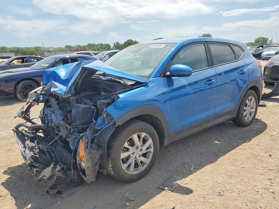 2020 Hyundai Tucson VIN KM8J23A42LU181614 COPART salvage auction — FRONT END, Ks - Cert Of Title-Salvage, sold $100 on 2026-07-28 (photo 1)