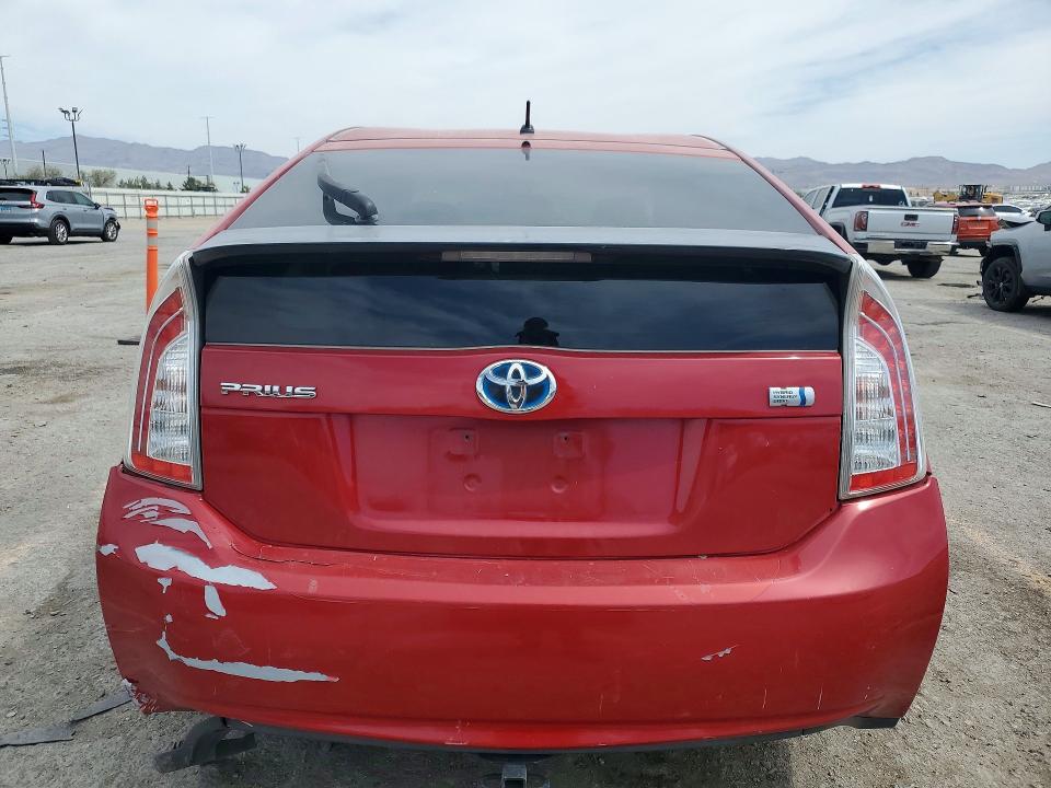 2013 Toyota Prius VIN JTDKN3DU4D1673804 COPART salvage auction — SIDE, Nv - Salvage Title, sold $550 on 2026-07-14 (photo 6)