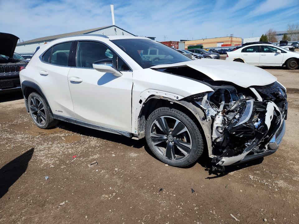 2021 Lexus Ux VIN JTHL9JBH0M2042690 COPART salvage auction — FRONT END, On - Permit No Brand - Unfit, sold $11,800 on 2026-07-07 (photo 4)