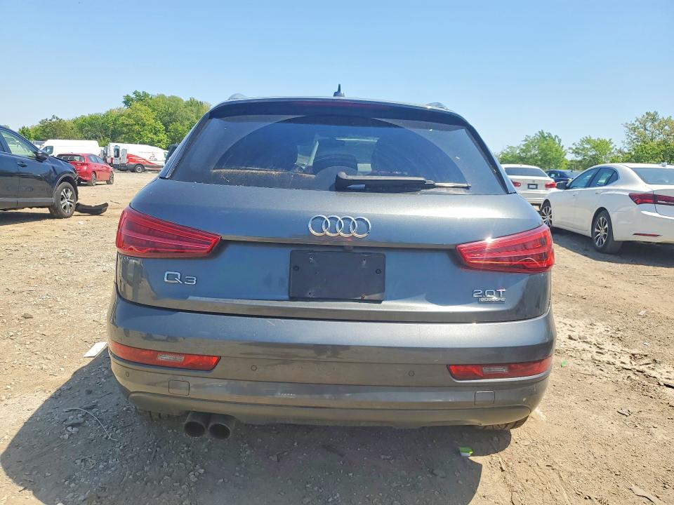2018 Audi Q3 VIN WA1ECCFS8JR020026 COPART salvage auction — FRONT END, Md - Cert Of Salvage > 75% Damage, sold $1,700 on 2026-07-23 (photo 6)