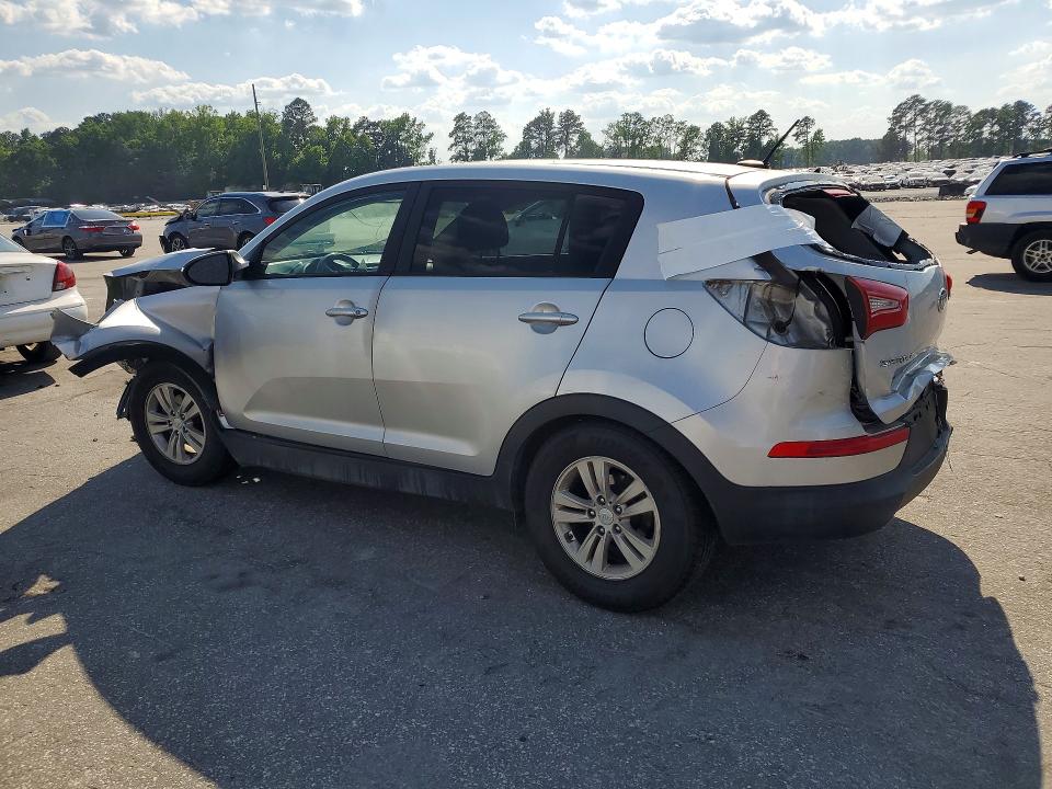 2011 Kia Sportage VIN KNDPB3A2XB7097504 COPART salvage auction — FRONT END, Nc - Salvage Certificate Of Title, sold $275 on 2026-07-30 (photo 2)