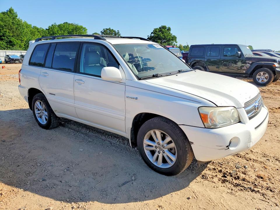 2006 Toyota Highlander VIN JTEEW21A860029290 COPART salvage auction — FRONT END, Nc - Salvage Certificate Of Title, sold $1,100 on 2026-07-06 (photo 4)