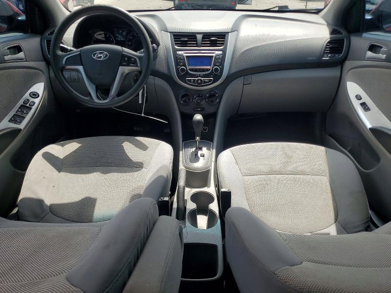2012 Hyundai Accent VIN KMHCT5AEXCU005565 COPART salvage auction — REAR END, Fl - Cert Of Title Slvg Rebuildable, sold $675 on 2026-07-14 (photo 8)
