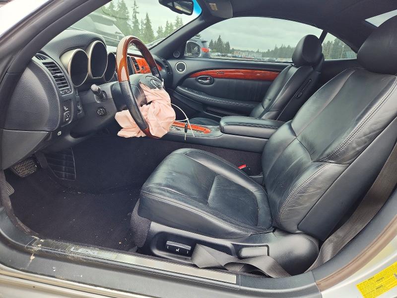 2006 Lexus Sc 430 VIN JTHFN48Y969002992 COPART salvage auction — FRONT END, Wa - Bill Of Sale, sold $1,450 on 2026-07-07 (photo 7)