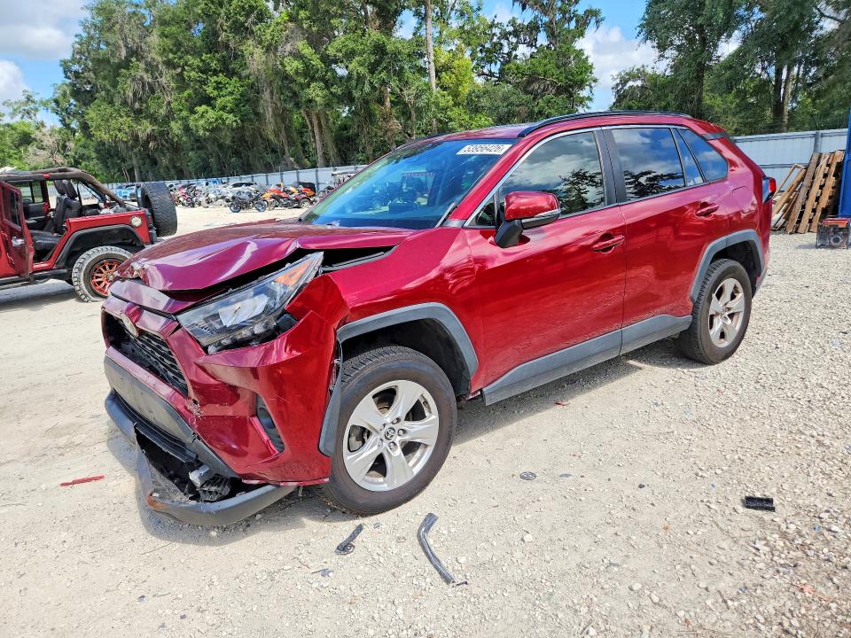 2020 Toyota VIN JTMP1RFVXLJ037414 COPART salvage auction — FRONT END, Fl - Cert Of Title Slvg Rebuildable, sold $7,000 on 2026-07-14 (photo 1)