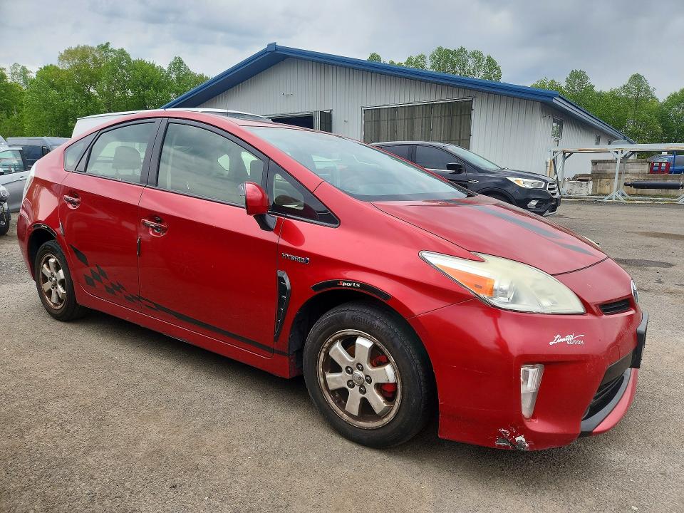 2014 Toyota Prius VIN JTDKN3DUXE1760477 COPART salvage auction — STRIPPED, Ma - Certificate Of Title, sold $2,600 on 2026-07-30 (photo 4)