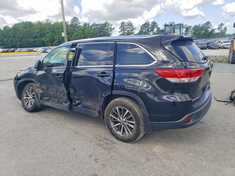 2019 Toyota Highlander VIN 5TDJZRFH5KS593205 COPART salvage auction — SIDE, Nc - Salvage Certificate Of Title, sold $10,500 on 2026-07-16 (photo 2)
