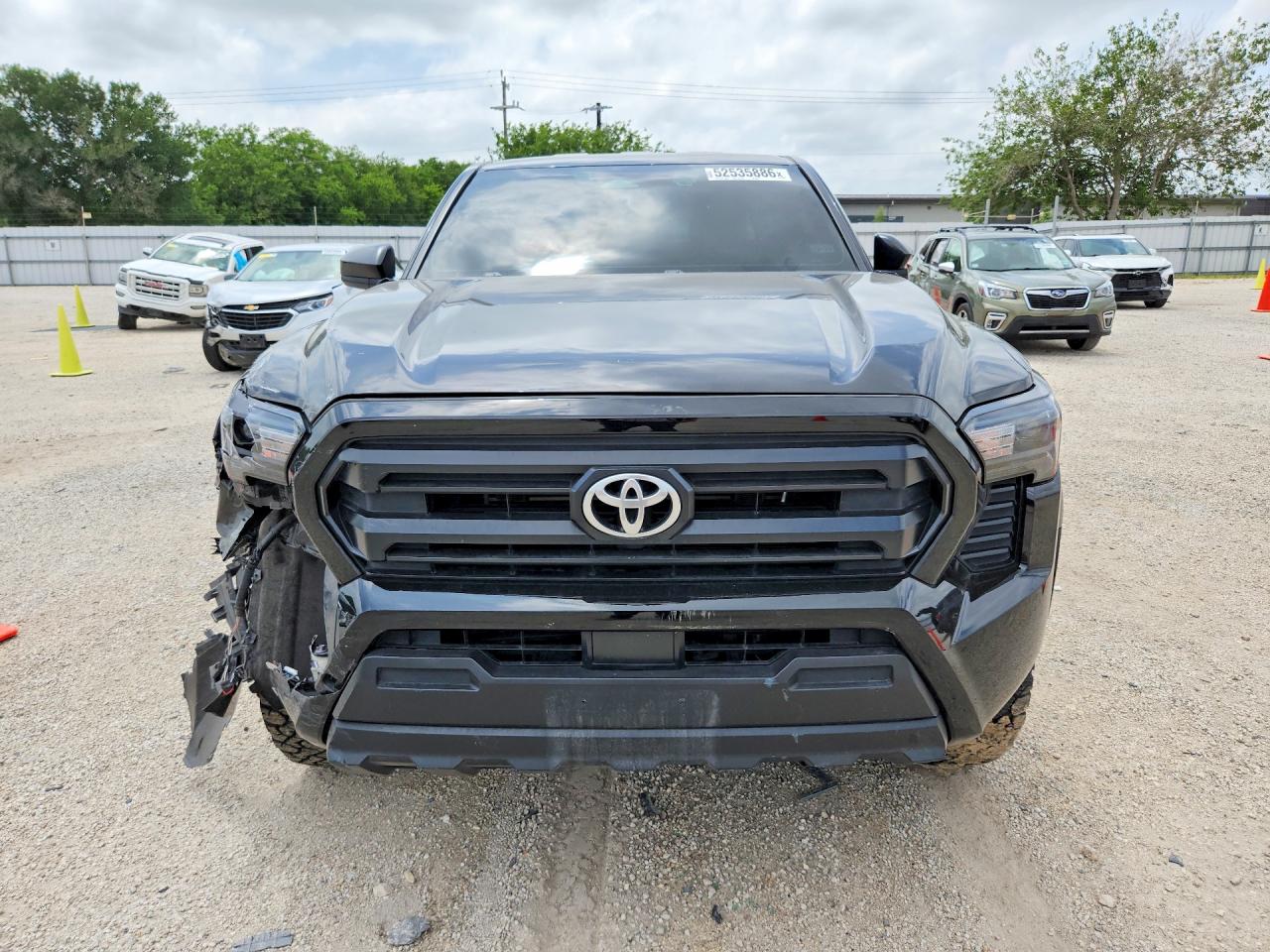 2025 Toyota Tacoma VIN 3TYKD5HN1ST020028 COPART salvage auction — Front End, TX - SALVAGE VEHICLE TITLE, sold $16,900 on 2026-07-03 (photo 5)