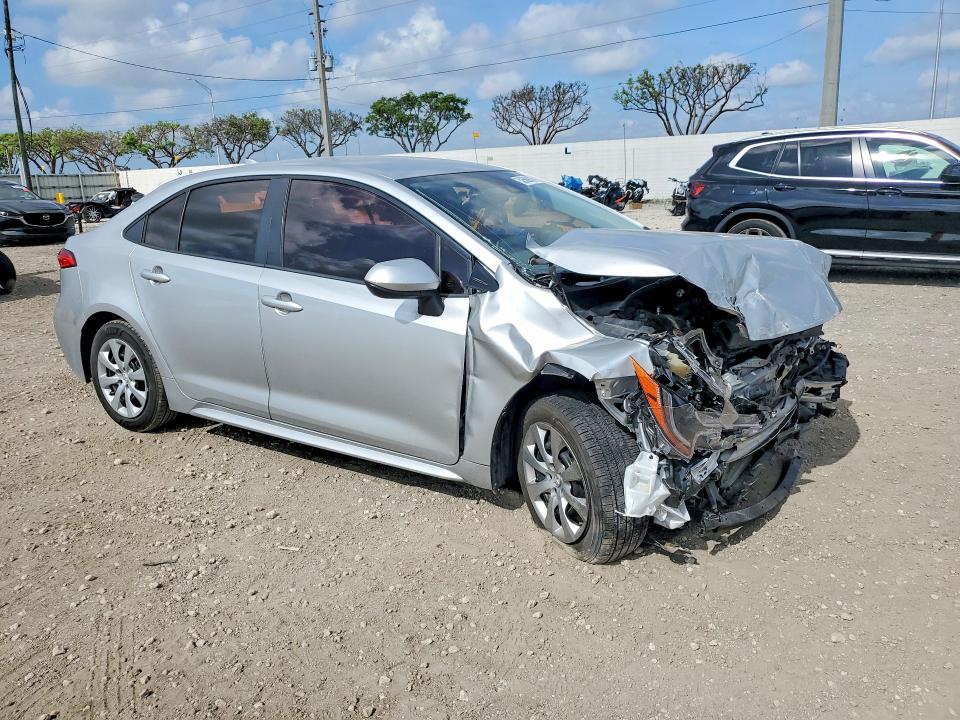 2020 Toyota Corolla VIN JTDEPRAE9LJ061202 COPART salvage auction — FRONT END, Fl - Certificate Of Destruction, sold $1,850 on 2026-07-08 (photo 4)