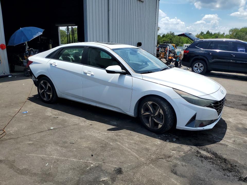 2021 Hyundai Elantra VIN 5NPLP4AG5MH000984 COPART salvage auction — REAR END, Fl - Certificate Of Destruction, sold $3,500 on 2026-07-06 (photo 4)