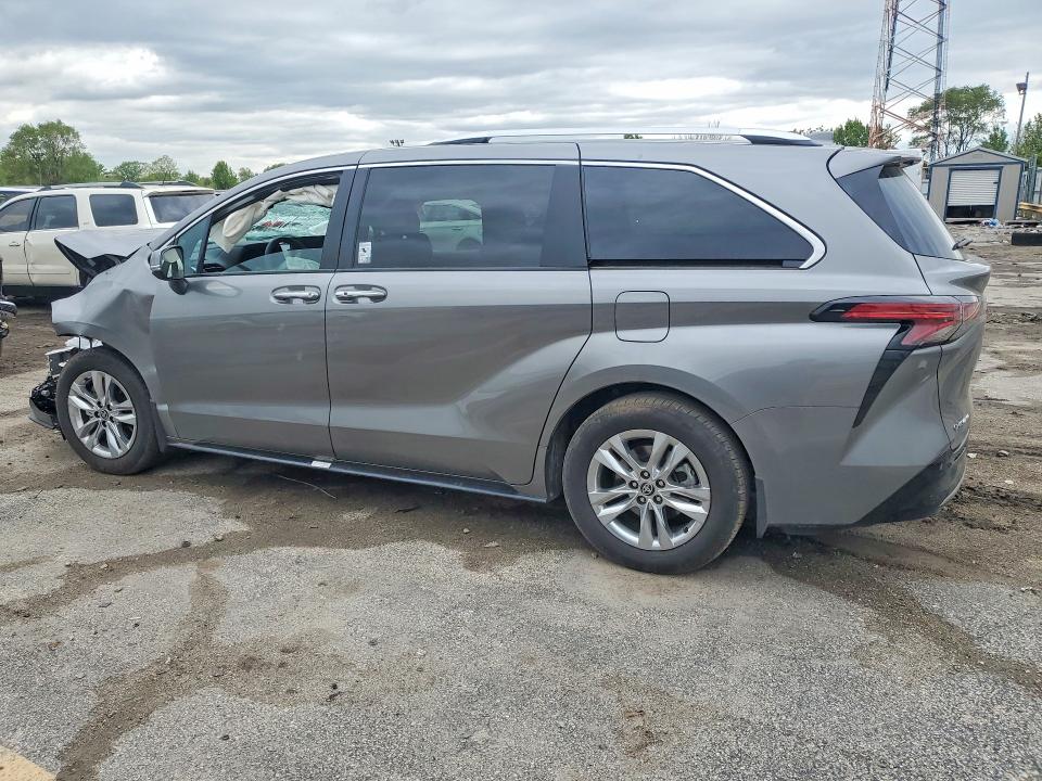 2026 Toyota Sienna VIN 5TDZSKFC5TS242881 COPART salvage auction — FRONT END, In - Cert Of Title-Salvage Title, sold $14,500 on 2026-07-20 (photo 2)