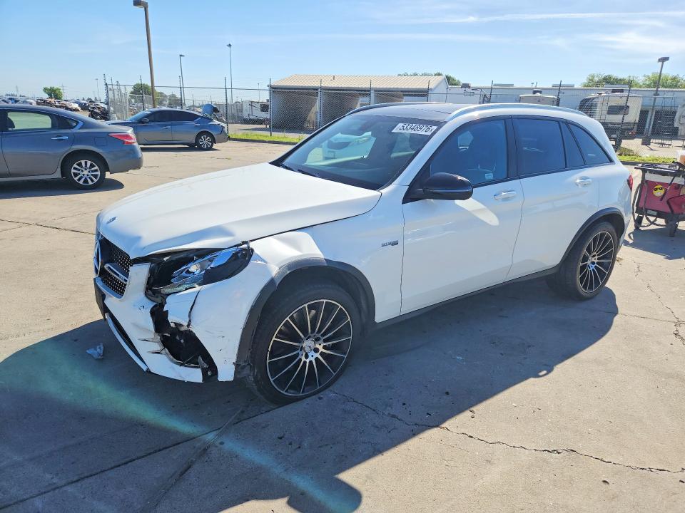 2017 Mercedes-benz Glc VIN WDC0G6EB1HF254439 COPART salvage auction — FRONT END, Ca - Salvage Certificate, sold $8,500 on 2026-07-13 (photo 1)