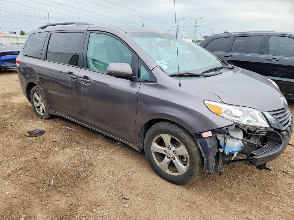 2012 Toyota VIN 5TDKK3DC0CS193101 COPART salvage auction — FRONT END, Il - Salvage Certificate, sold $1,950 on 2026-07-02 (photo 4)