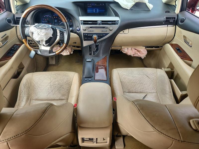 2013 Lexus Rx VIN JTJZB1BA3D2007707 COPART salvage auction — FRONT END, Ca - Salvage Certificate, sold $2,050 on 2026-07-31 (photo 8)