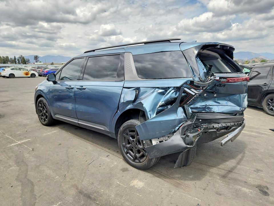 2026 Kia Carnival VIN KNDNE5KA1T6087399 COPART salvage auction — REAR END, Ca - Salvage Certificate, sold $12,400 on 2026-07-29 (photo 2)
