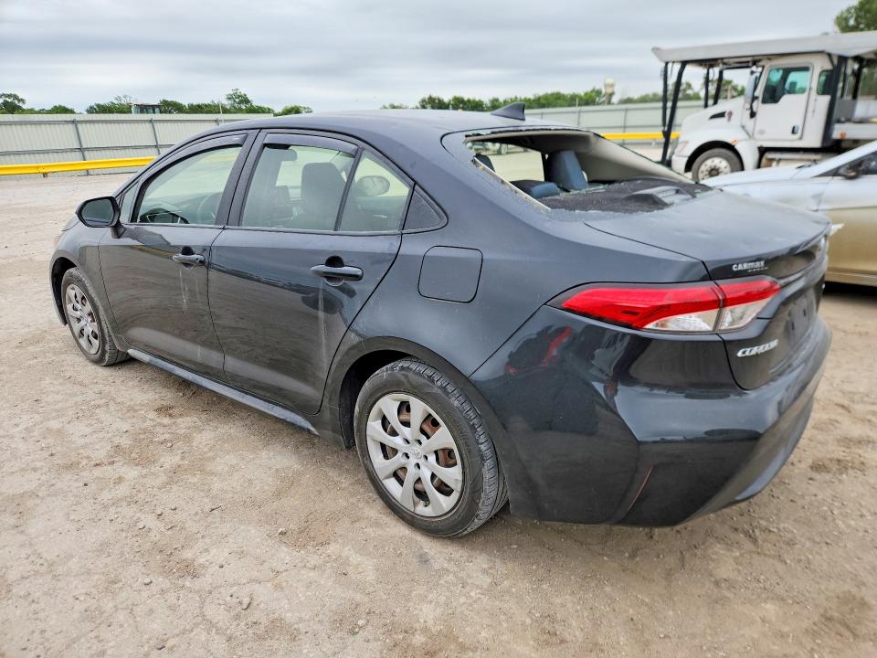 2020 Toyota Corolla VIN JTDEPRAE3LJ044346 COPART salvage auction — HAIL, Ks - Cert Of Title-Salvage, sold $3,900 on 2026-07-22 (photo 2)