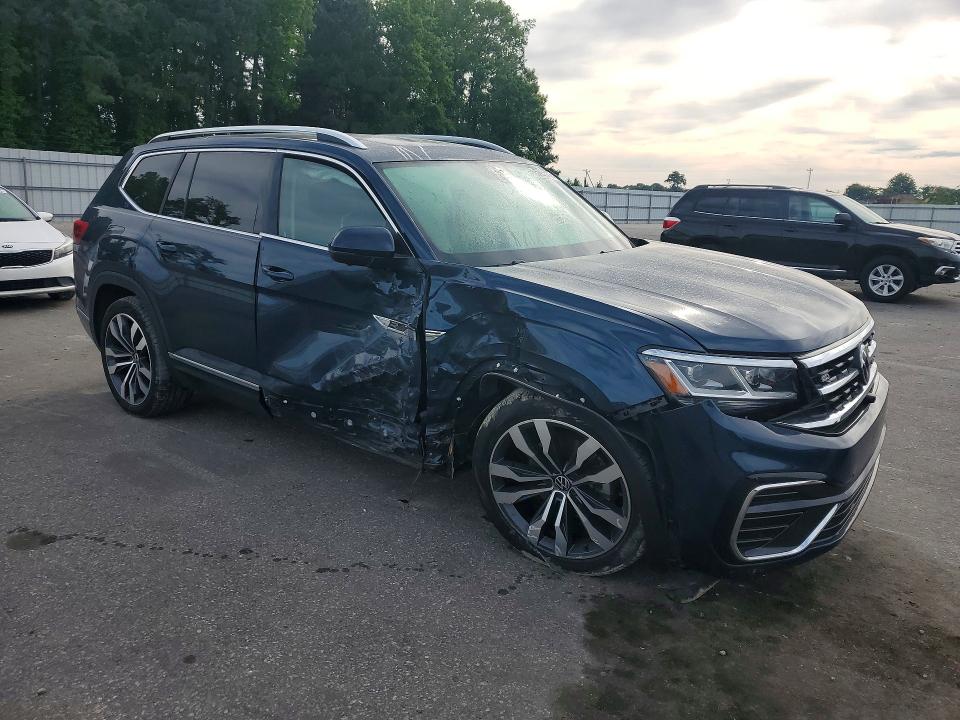 2023 Volkswagen Atlas VIN 1V2FR2CA1PC520456 COPART salvage auction — SIDE, Nc - Salvage Certificate Of Title, sold $7,800 on 2026-07-28 (photo 4)