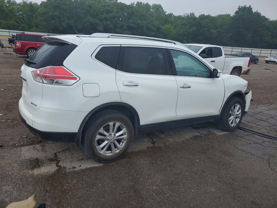 2016 Nissan Rogue VIN KNMAT2MVXGP720792 COPART salvage auction — FRONT END, Ok - Cert Of Title-Salvage, sold $875 on 2026-07-02 (photo 3)
