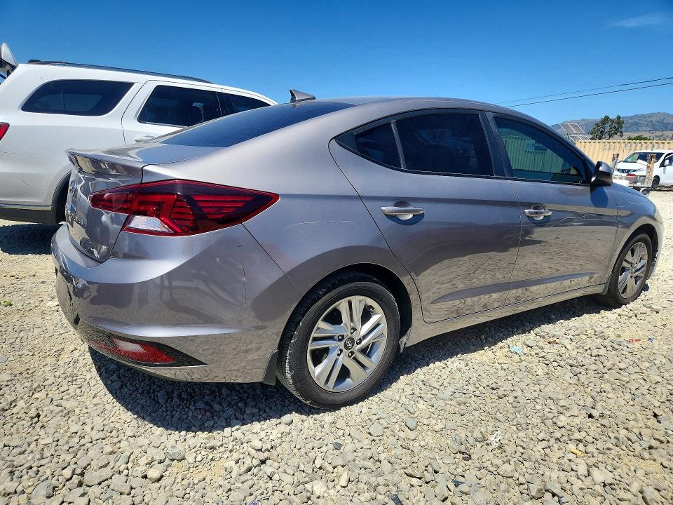 2020 Hyundai Elantra VIN KMHD84LF5LU084035 COPART salvage auction — VANDALISM, Ca - Salvage Certificate, sold $2,250 on 2026-07-21 (photo 3)