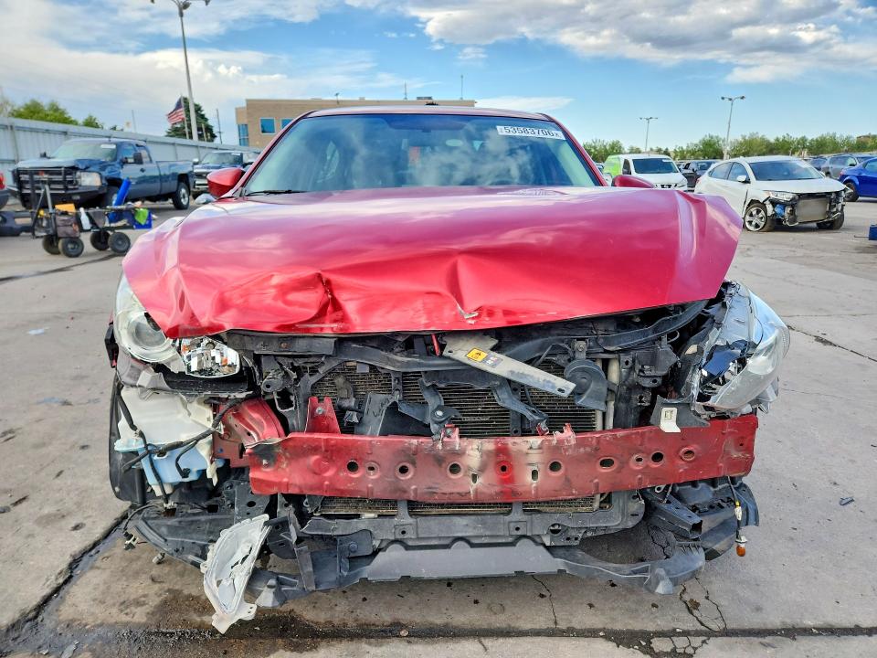 2015 Mazda VIN 3MZBM1U7XFM169844 COPART salvage auction — FRONT END, Ms - Cert Of Title - Hail Salvage, sold $375 on 2026-07-22 (photo 5)