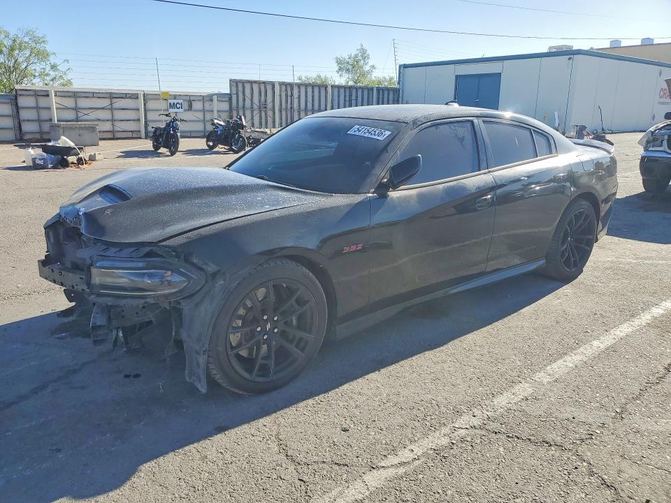2019 Dodge Charger VIN 2C3CDXGJ7KH742682 — COPART salvage auction photo