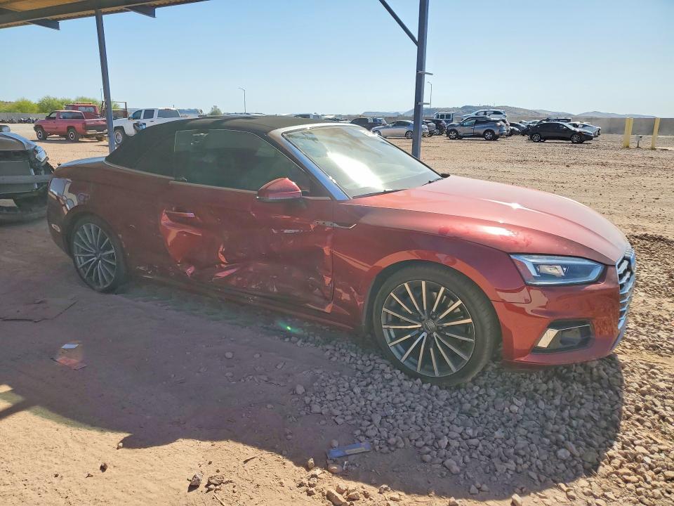 2018 Audi A5 VIN WAU2NGF5XJN004399 COPART salvage auction — SIDE, Az - Cert Of Title - Salvage, sold $5,500 on 2026-07-09 (photo 4)