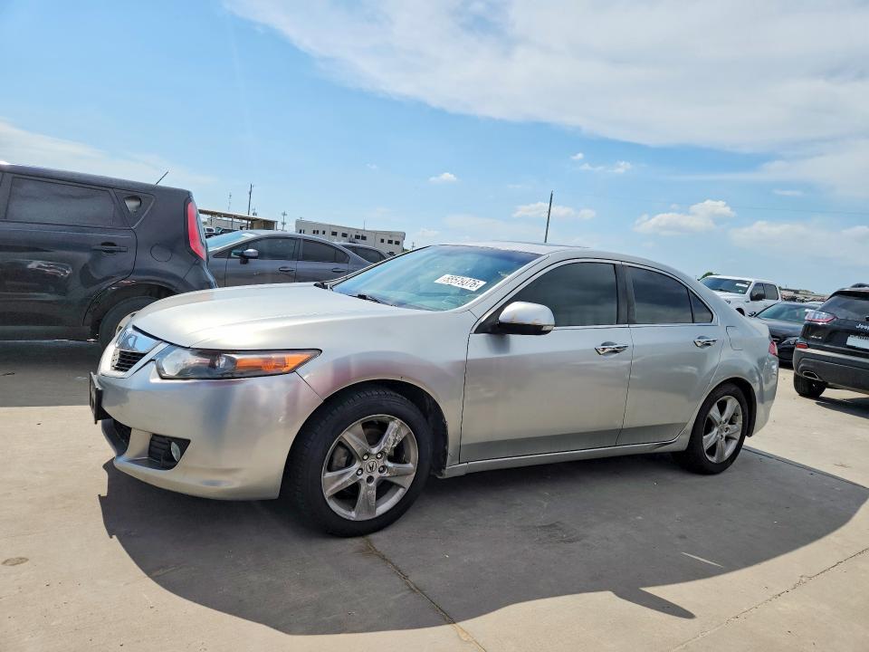 2010 Acura Tsx VIN JH4CU2F67AC028885 COPART salvage auction — SIDE, TX - SALVAGE VEHICLE TITLE (P), sold $300 on 2026-07-23 (photo 1)