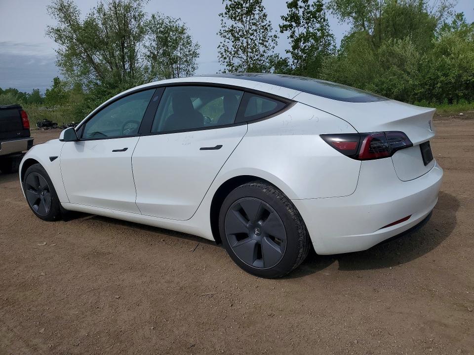 2023 Tesla VIN 5YJ3E1EA2PF575377 COPART salvage auction — HAIL, Oh - Cert Of Title-Salvage, sold $11,700 on 2026-07-16 (photo 2)