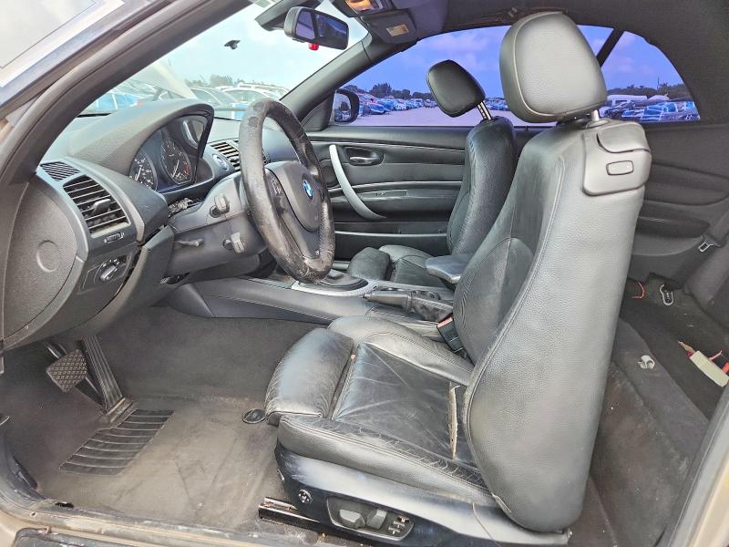 2010 BMW 1 series VIN WBAUN9C54AVK41771 COPART salvage auction — FRONT END, Fl - Cert Of Title Slvg Rebuildable, sold $325 on 2026-07-21 (photo 7)