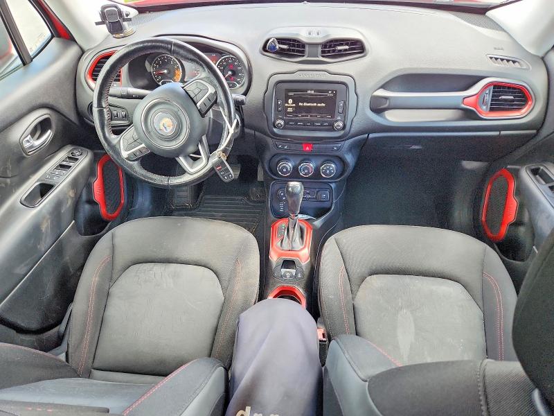 2017 Jeep Renegade VIN ZACCJBCB0HPG41268 COPART salvage auction — FRONT END, Nj - Cert Of Title-Salvage, sold $2,500 on 2026-07-09 (photo 8)