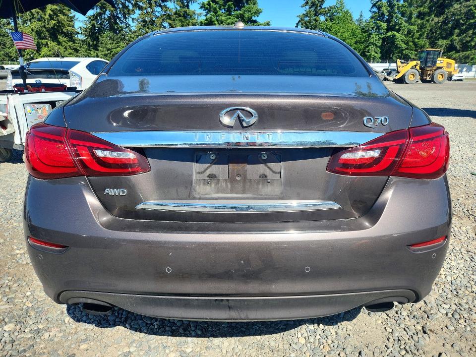 2018 Infiniti VIN JN1BY1AR2JM220175 COPART salvage auction — FRONT END, Wa - Vehicle Cert Of Ownership-Titl, sold $3,300 on 2026-07-21 (photo 6)