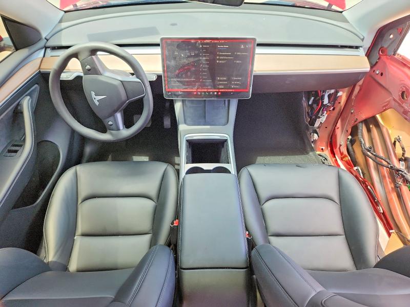 2023 Tesla VIN 7SAYGDEE8PA088690 COPART salvage auction — SIDE, Tx - Certificate Of Title, sold $13,700 on 2026-07-09 (photo 8)
