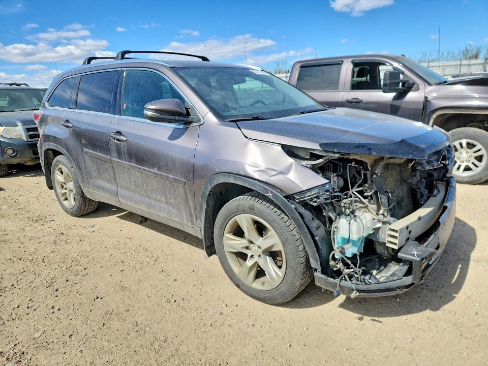 2015 Toyota VIN 5TDDKRFH1FS079827 COPART salvage auction — FRONT END, Ab - Bos - Salvage, sold $5,200 on 2026-07-23 (photo 4)
