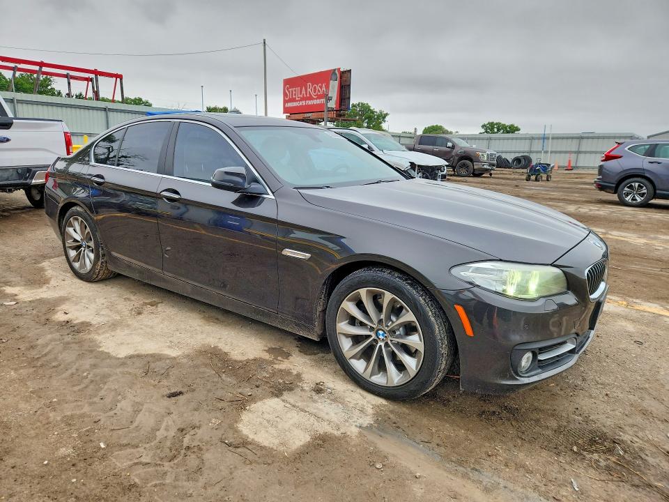 2016 BMW 5er VIN WBA5A5C51GD528962 COPART salvage auction — HAIL, Tx - Certificate Of Title, sold $3,300 on 2026-07-27 (photo 4)
