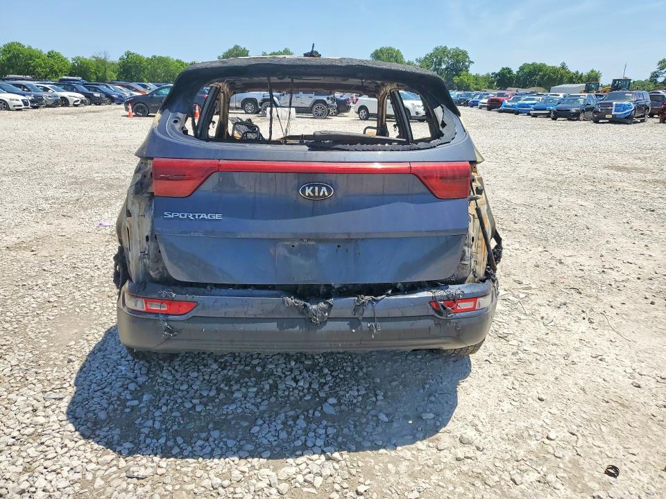 2018 Kia Sportage VIN KNDPMCAC7J7334788 COPART salvage auction — BURN, OH - BILL OF SALE-PARTS ONLY, sold $150 on 2026-07-28 (photo 6)