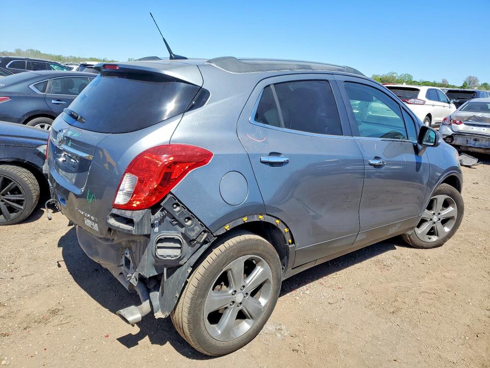2014 Buick Encore VIN KL4CJBSB7EB620371 COPART salvage auction — REAR END, Il - Salvage Certificate, sold $575 on 2026-07-07 (photo 3)