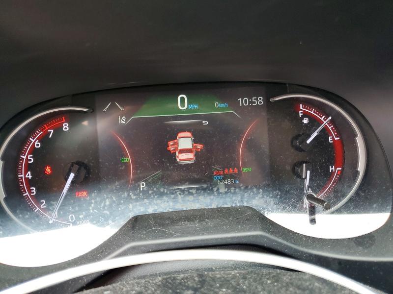 2023 Toyota Rav 4 VIN 2T3W1RFV7PW267592 COPART salvage auction — REAR END, Tx - Salvage Vehicle Title, sold $9,500 on 2026-07-30 (photo 9)