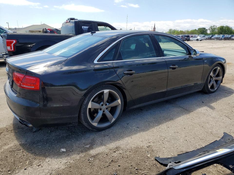 2013 Audi S8 VIN WAUD2AFD7DN029657 COPART salvage auction — FRONT END, In - Cert Of Title-Salvage Title, sold $350 on 2026-07-27 (photo 3)