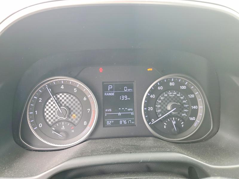 2019 Hyundai Elantra VIN KMHD74LF1KU807154 COPART salvage auction — REAR END, Tx - Salvage Vehicle Title, sold $2,450 on 2026-07-24 (photo 9)