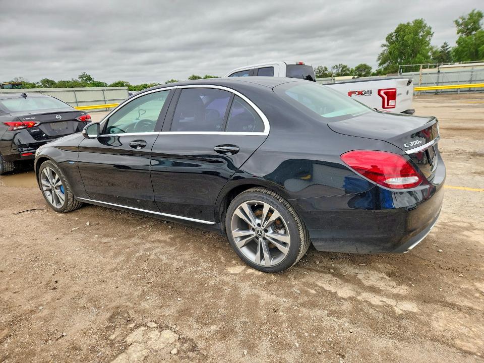 2017 Mercedes-benz C class VIN 55SWF4HB8HU224036 COPART salvage auction — HAIL, KS - CERT OF TITLE-SALVAGE, sold $7,300 on 2026-07-25 (photo 2)
