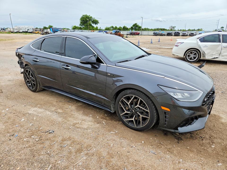 2021 Hyundai Sonata VIN 5NPEK4JC1MH127526 COPART salvage auction — REAR END, Tx - Salvage Vehicle Title, sold $5,600 on 2026-07-22 (photo 4)