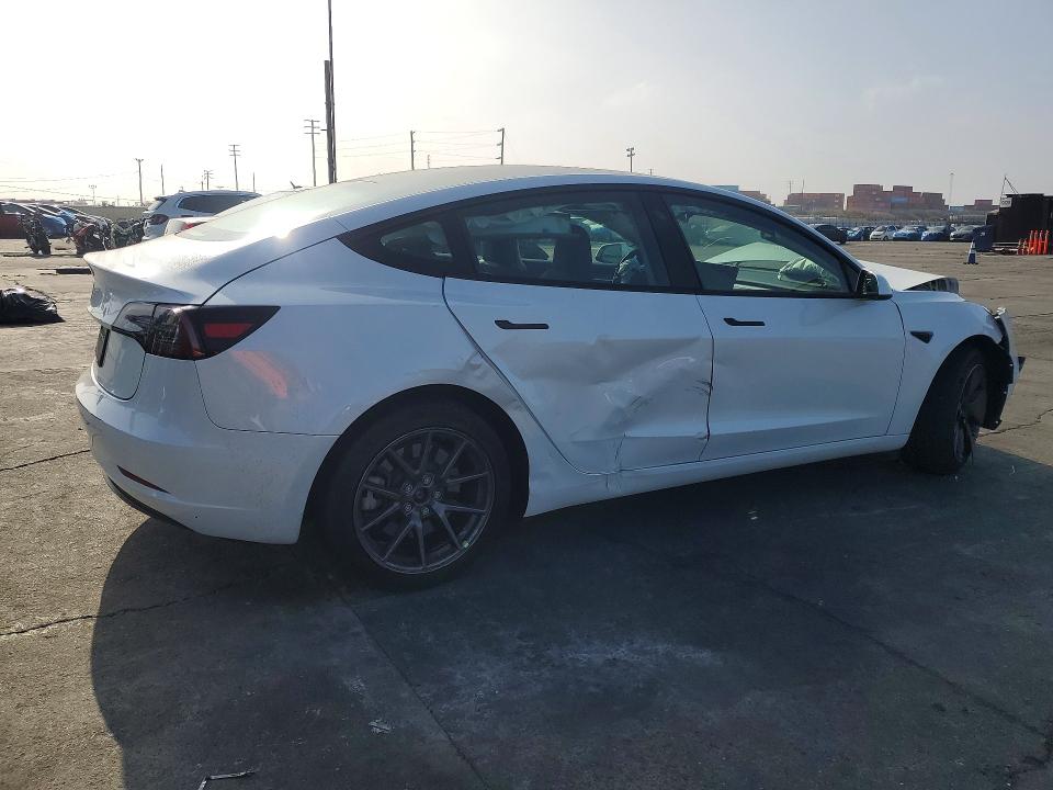 2023 Tesla Model 3 VIN 5YJ3E1EAXPF479254 COPART salvage auction — FRONT END, Ca - Salvage Certificate, sold $5,200 on 2026-07-22 (photo 3)
