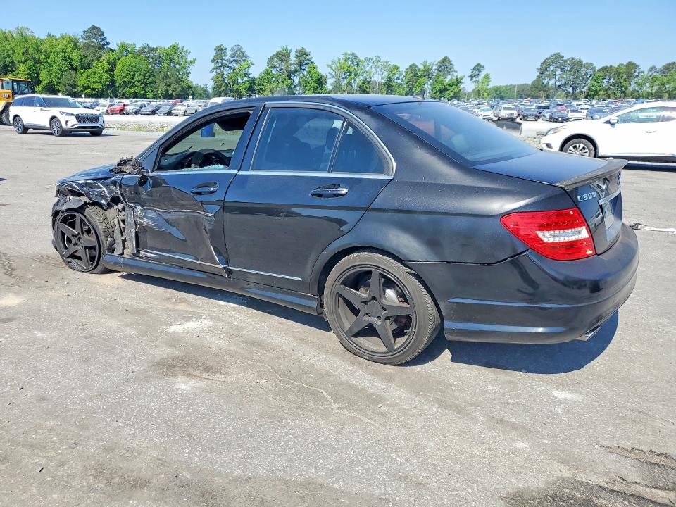 2010 Mercedes-benz C class VIN WDDGF5EB5AA392432 COPART salvage auction — SIDE, NC - SALVAGE CERTIFICATE OF TITLE, sold $250 on 2026-07-16 (photo 2)