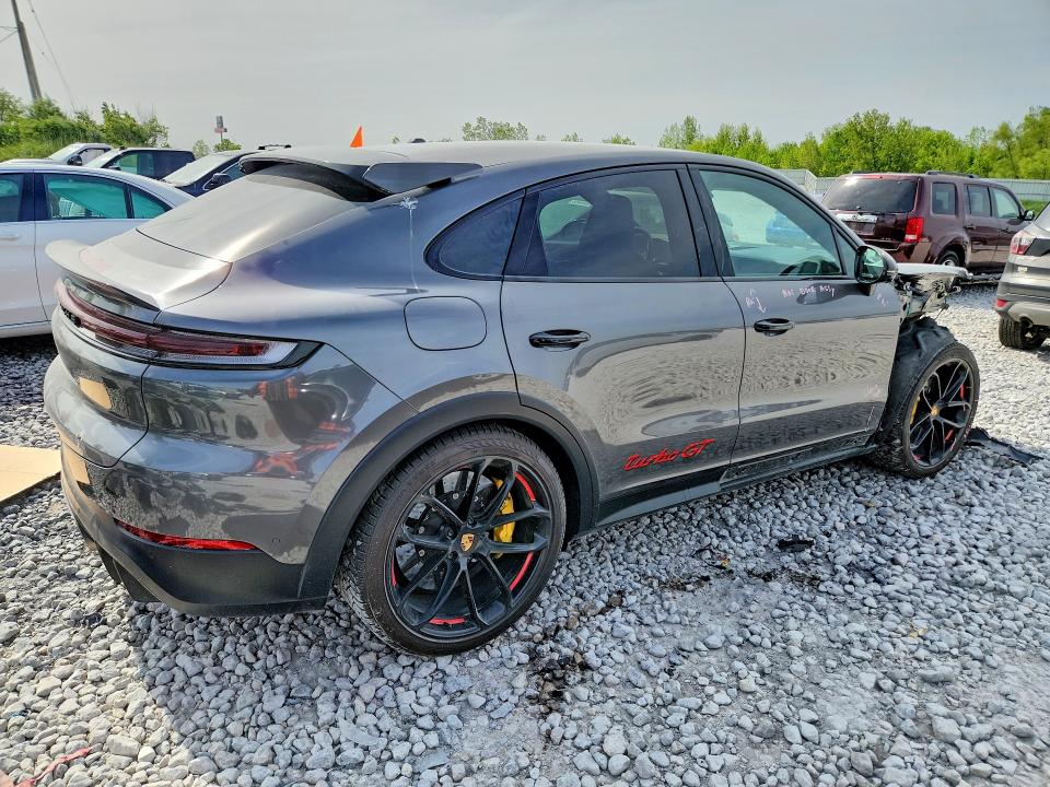 2024 Porsche Cayenne VIN WP1BK2AY4RDA72293 COPART salvage auction — FRONT END, Mi - Cert Of Title-Salvage Vehicle, sold $200 on 2026-07-30 (photo 3)