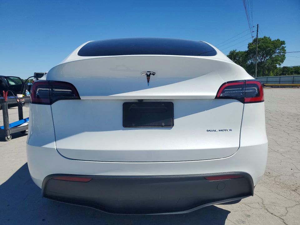 2024 Tesla VIN 7SAYGDEE5RA281155 COPART salvage auction — SIDE, TN - SALVAGE CERTIFICATE, sold $14,000 on 2026-07-20 (photo 6)