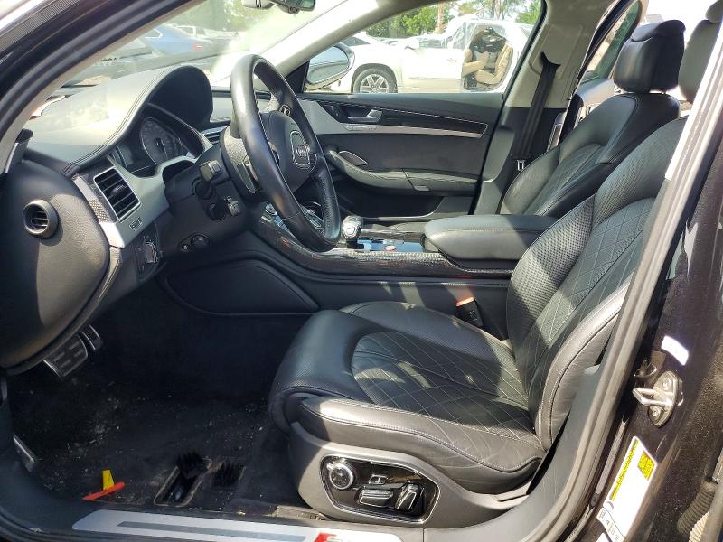 2014 Audi S8 VIN WAUD2AFD4EN002417 COPART salvage auction — FRONT END, Il - Certificate Of Title (P), sold $9,600 on 2026-07-29 (photo 7)