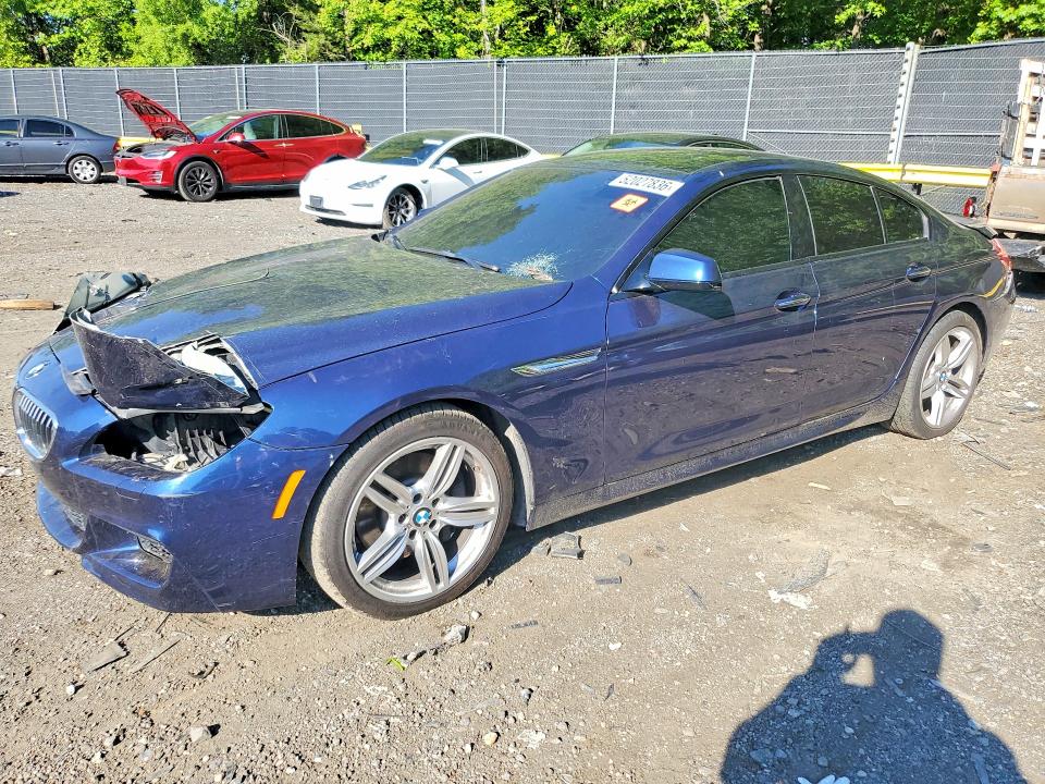 2015 BMW 6 series VIN WBA6B8C50FD453768 COPART salvage auction — BURN, Md - Cert Of Salvage > 75% Damage, sold $1,750 on 2026-07-10 (photo 1)
