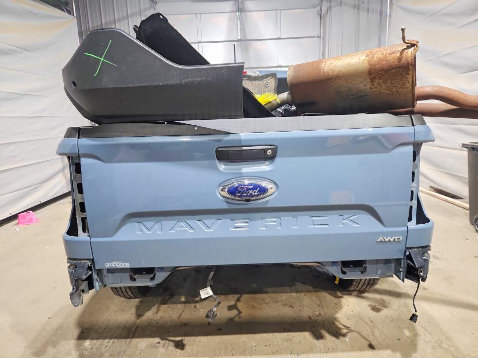 2024 Ford Maverick VIN 3FTTW8S93RRB30132 COPART salvage auction — UNDERCARRIAGE, Nh - Cert Of Title-Salvage, sold $100 on 2026-07-09 (photo 6)